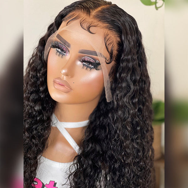 VIPWigs 13x4 Skinlike HD Lace Front Wig Wet & Wavy Nature Hairline LFW052