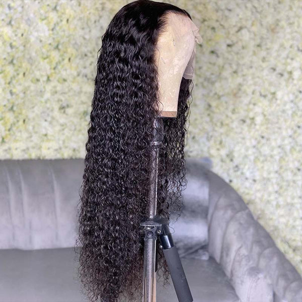VIPWigs 13x6 Skinlike HD Lace Deep Parting Curly Lace Front Wig LFW202