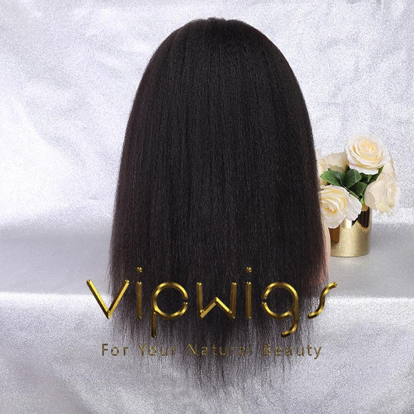 VIPWigs 13x4 Skinlike HD Lace Front Wig Kinky Straight LFW073