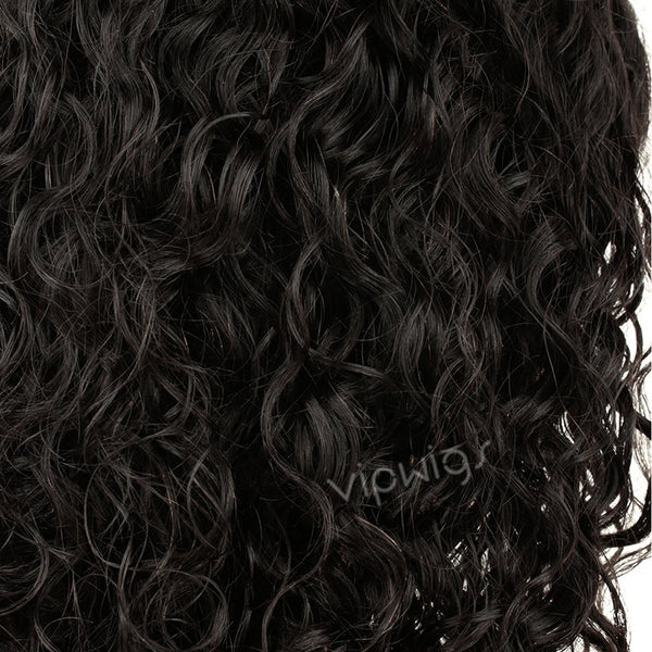 VIPWigs Skinlike HD Lace Jerry Curly Lace Front Wig LFW049